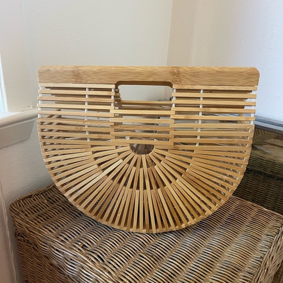 Cult Gaia Gaias Bamboo Ark Small Top Handle Bag - Picture 2 of 3